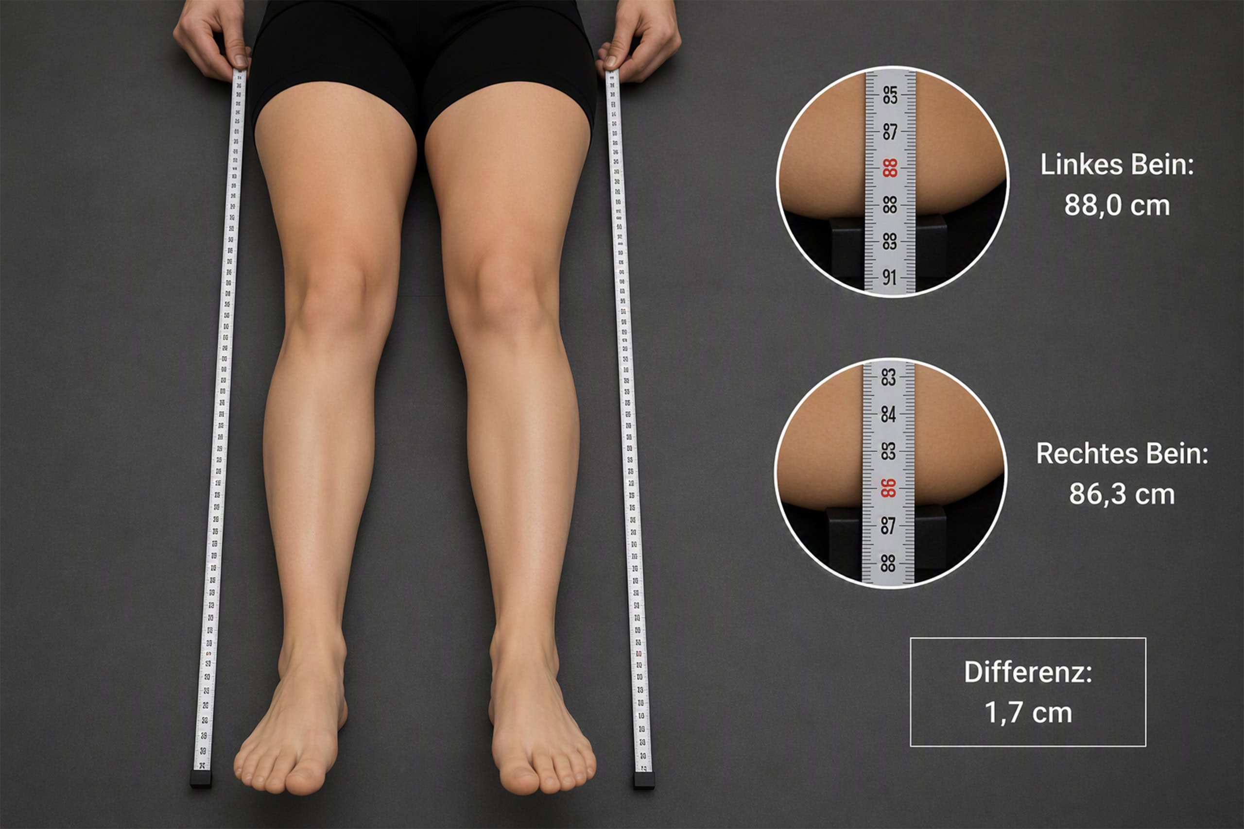 Ausgleich bei Beinlängendifferenz bild beinlaengendifferenz